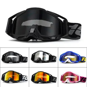 Standard Fit Goggles with an Adjustable Strap Suitable for Off-Road Motorcycles, Snow Skiing and Mountain Bike Downhill Runs