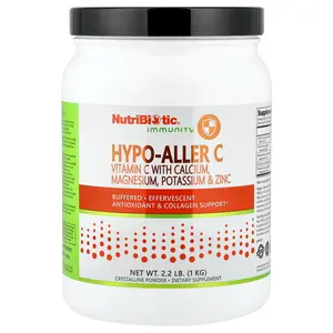 NutriBiotic Immunity, Hypo-Aller C, Vitamin C with Calcium, Magnesium, Potassium & Zinc, 2.2 lb (1 kg)