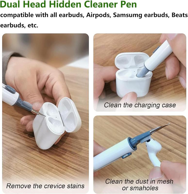 AirPods 4 Case Cover with Cleaner Kit, Soft Skin Silicone Case Compatible with Apple AirPods 4th Generation (2024), Protective Earbuds Case for Men Women with Keychain Accessories