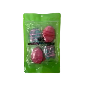 Swedish, But Sweeter! HARD CANDY COATED Swedish Gummies - DIZZY SKULL W/ BLUE RASPBERRY COATING, STRAWBERRY/POMEGRANATE OVAL WITH STRAWBERRY CANDY COATING, TUTTI FRUTTI ROMB WITH LEMON CANDY COATING, BANANA CARAMEL OVAL WITH BANANA CANDY COATING Bonbon Bi