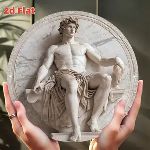 Aluminum Classical Greek Mythology Statues Set Premium Sculpture Collection for Home Garden Indoor Decor Durable Aluminum Statue Art