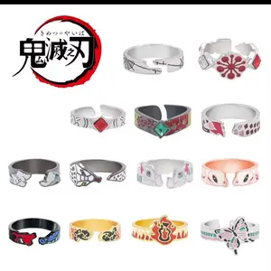 Demon Slayer character theme Adjustable rings
