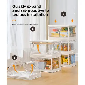 Foldable Storage Cabinet Multi-Functional Large Capacity Car Organizer Trendy Market Stall Box Outdoor Camping Box