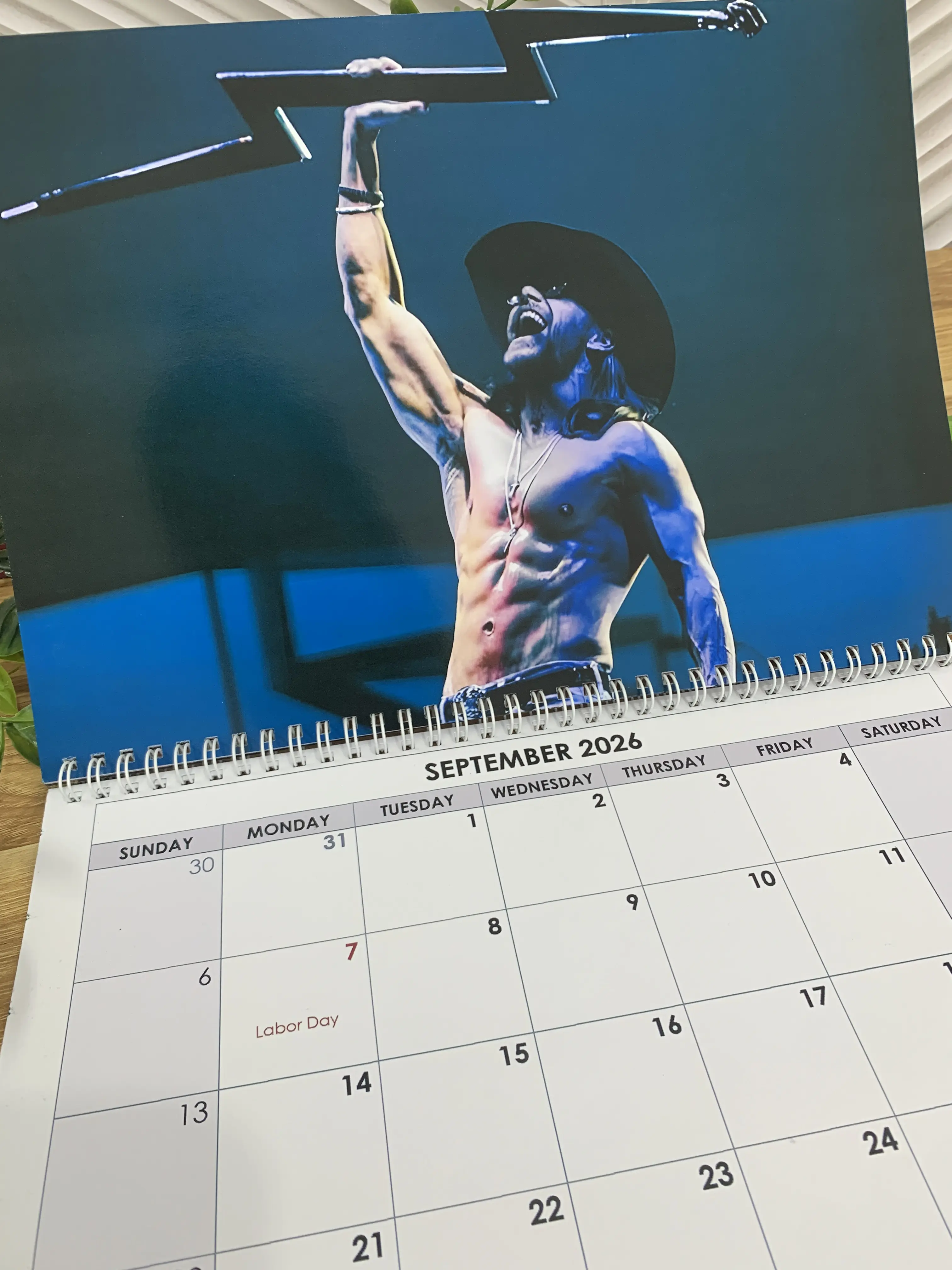 Warren Zeiders 2026 Calendar | Country Music 2026 Calendar | Celebrity Calendar | Gift | Funny Gift for Friend