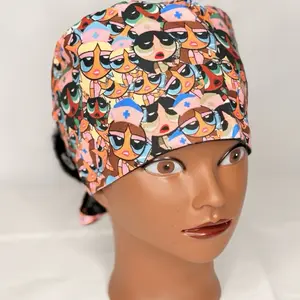 Nurse Doll Satin Lined Scrub Cap