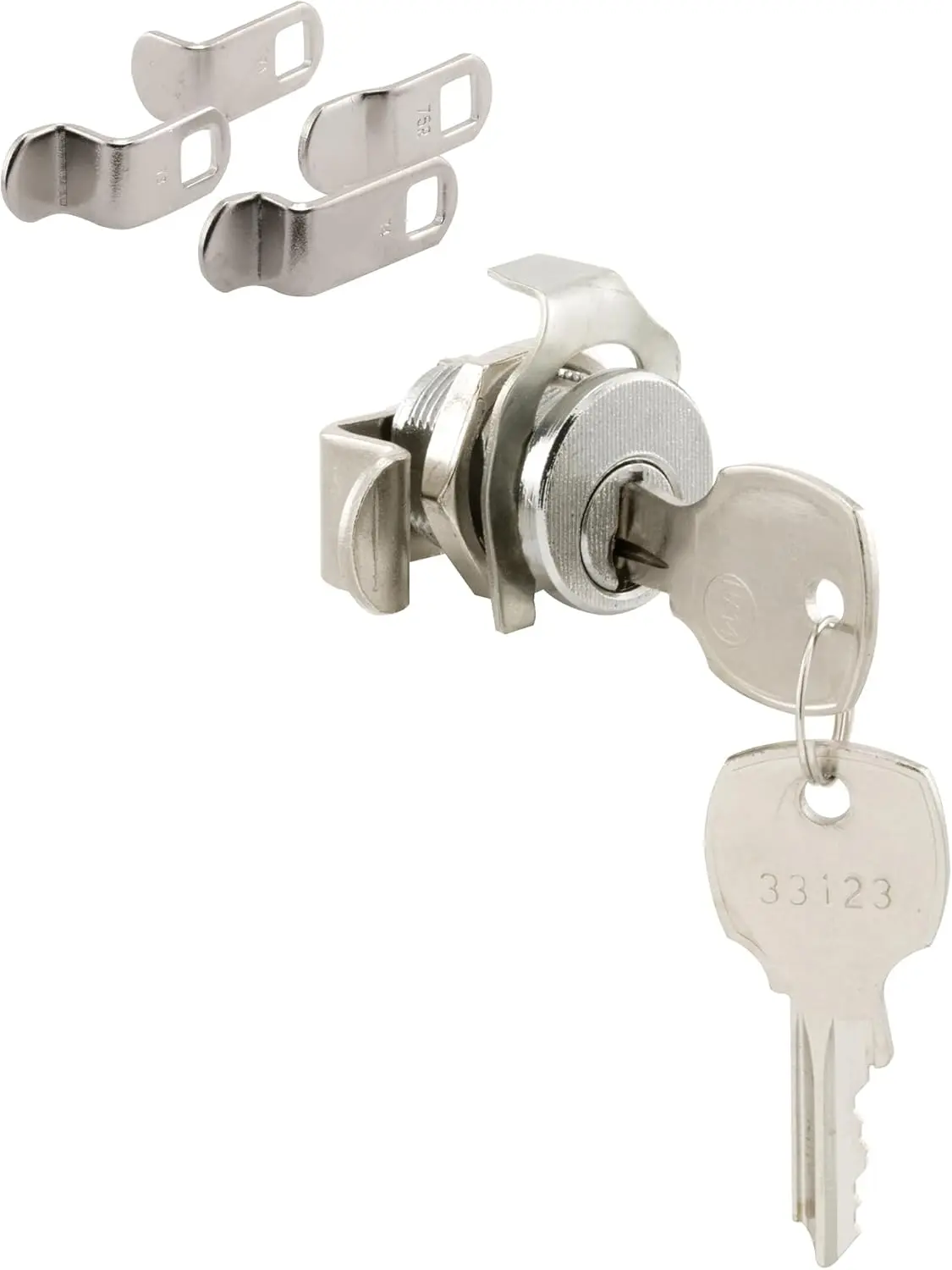 S 4573 Mailbox Lock – Replacement, Multipurpo Mailbox Lock for veral Brands – NA-14 Keyway, Opens Counter-Clockwi with 90º Rotation, Nickel Finish (1 t)