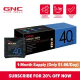 GNC Mega Men 40+ Vitapak Program Vitamin Daily Supplement Pack, 30-Servings Health Supply for Nutritional & Wellness Support