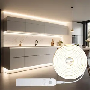 LED Strip Light, Battery Powered LED Light Strip with Body Sensor, Cuttable LED Light Strip for Bedroom, Living Room, Home Decor