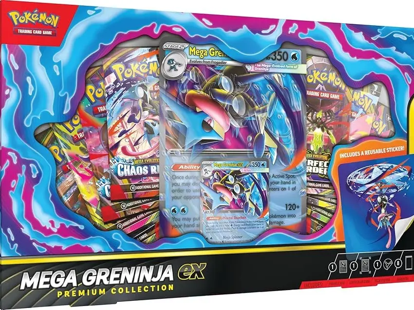Mega Greninja ex Premium Collection | 8 Packs