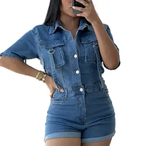 Jordan Collection Denim Style Romper