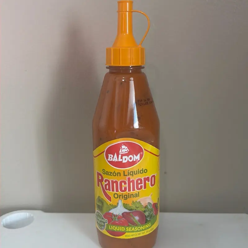 Baldom Sazón Liquido Ranchero Original Liquid Seasoning for Rich Flavor Enhancements