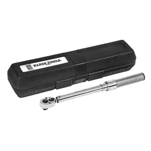 Klein Tools 57005 3/8-Inch Torque Wrench Square Drive, 30 to 250-Inch/Pound Range