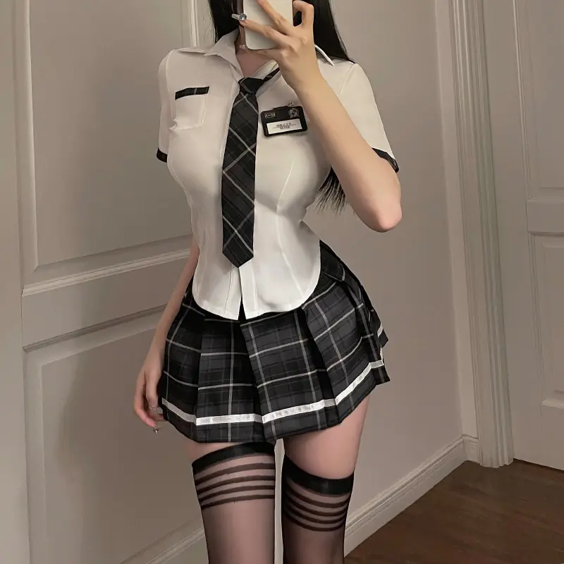 Sexy Student Outfit Cos Uniform