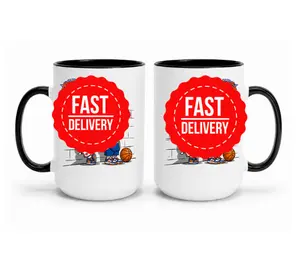 Funny Basketball Accent Mug, Cute Cartoon Character Coffee Cup, Athletic Style Ceramic Drink Mug, Sports Fan Gift Idea