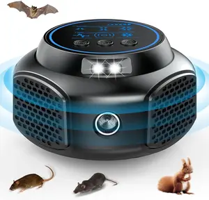 Rodent Repellent Mouse Repellent Indoor Ultrasonic Pest Repeller Plug In with 360° Coverage & LED Lights for Effective Pest Control