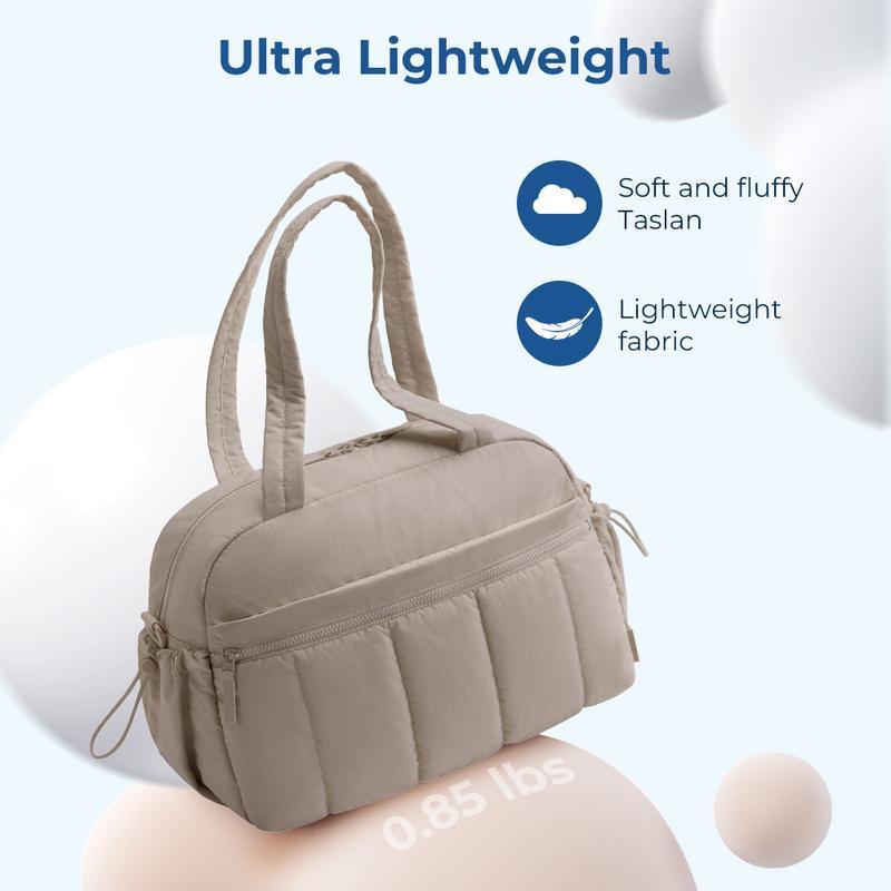 BAGSMART Puffy Water-Resistant Gym Travel Duffel Bag for Women with Wet Pocket, Carry on Weekender Bags, Water Resistant Workout Bag Sports Gym er Bags, Water Resistant Workout Bag Sports Gym TikTokShopHolidayHaul