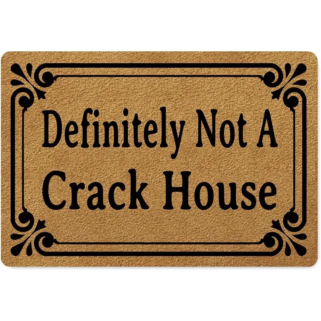 Welcome Door Mats for Home Decor (23.6 x 15.7 inch) Funny Mats with Anti-Slip Rubber Back Kitchen Rugs Personalized Doormat for Entrance Way