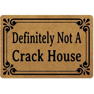 Welcome Door Mats for Home Decor (23.6 x 15.7 inch) Funny Mats with Anti-Slip Rubber Back Kitchen Rugs Personalized Doormat for Entrance Way