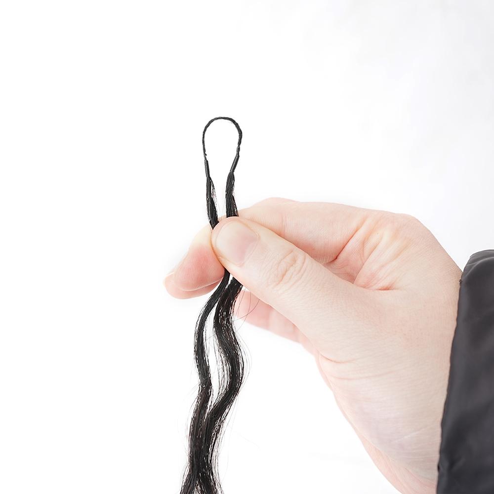 [Cheapest] Mamushow Feather Crochet Human Hair Bundles for Miracle Knots Human Hair Burmese Curly Pre-Separated 50g/Pack Reusable Invisible 100% Virgin Human Hair Crochet Extensions Natural Black #TiktokShopSpringGlowUp #HairTok#Summervibes