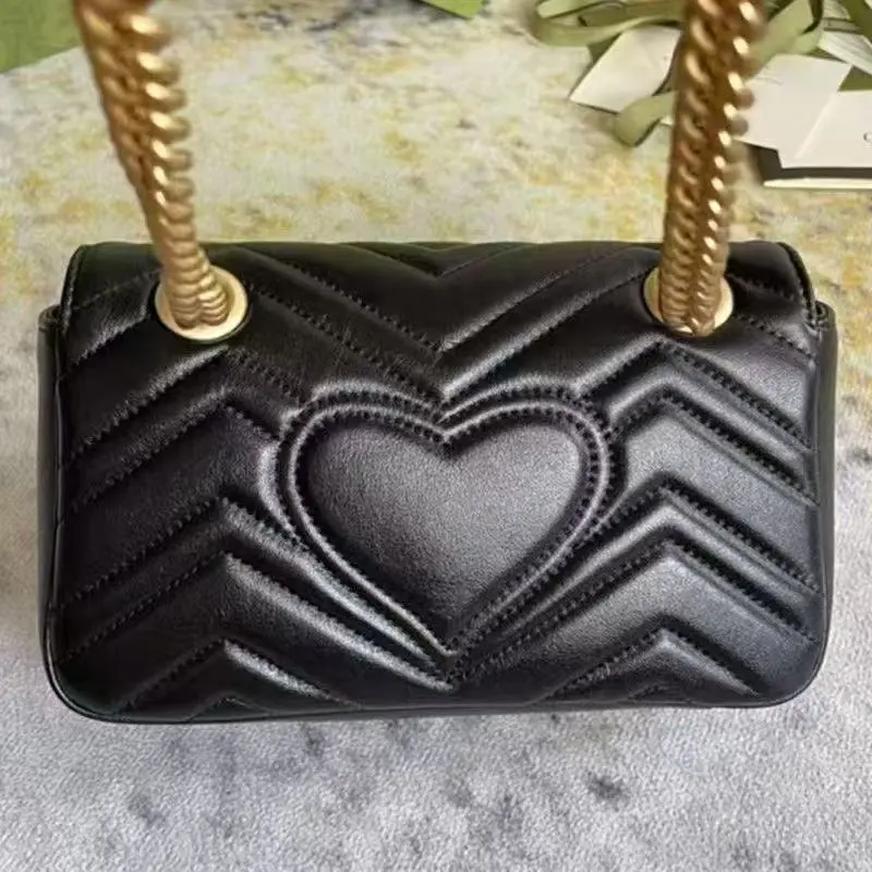 New style love versatile fashion fragrance crossbody bag classic chain shoulder European and American diamond pattern