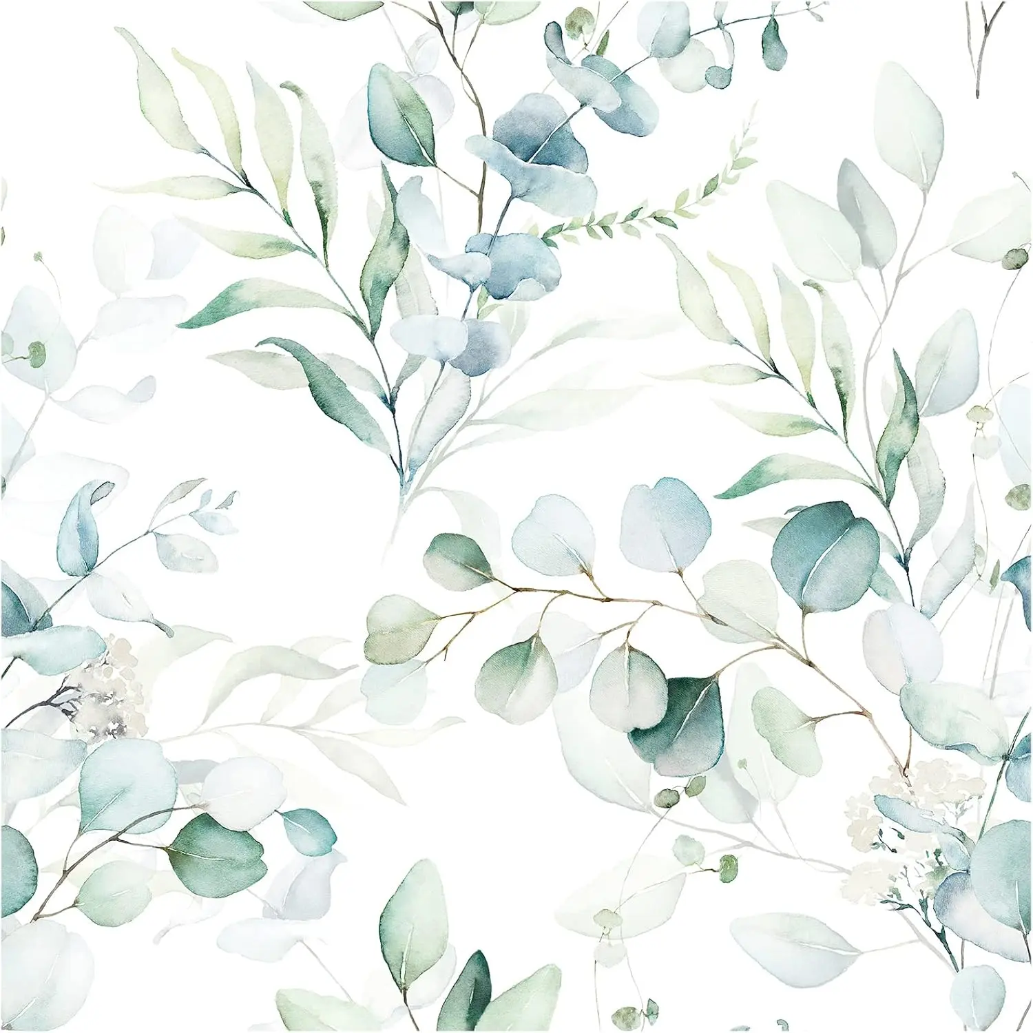 Peel and Stick Wallpaper Boho Leaf Wallpaper for Bathroom