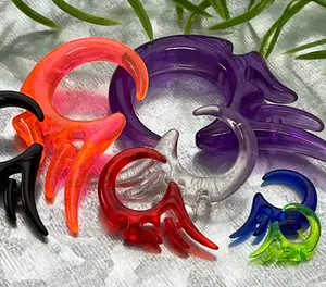 PAIR Tribal Wing Tapers Hangers Expanders Plugs Tunnels Gauges Body Jewelry