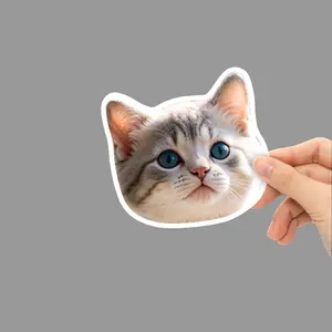 Personalized Face Vinyl Stickers, Die Cut, Waterproof Stickers - 50 PCS Size 3 Inch