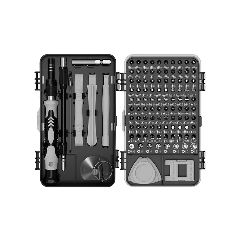 117-In-1 Multifunction Screwdriver Set | Precision Repair Kit for Phone, Computer & Watch, Strong Magnetic Bits, Non-Slip Handle, All-in-One Storage Box