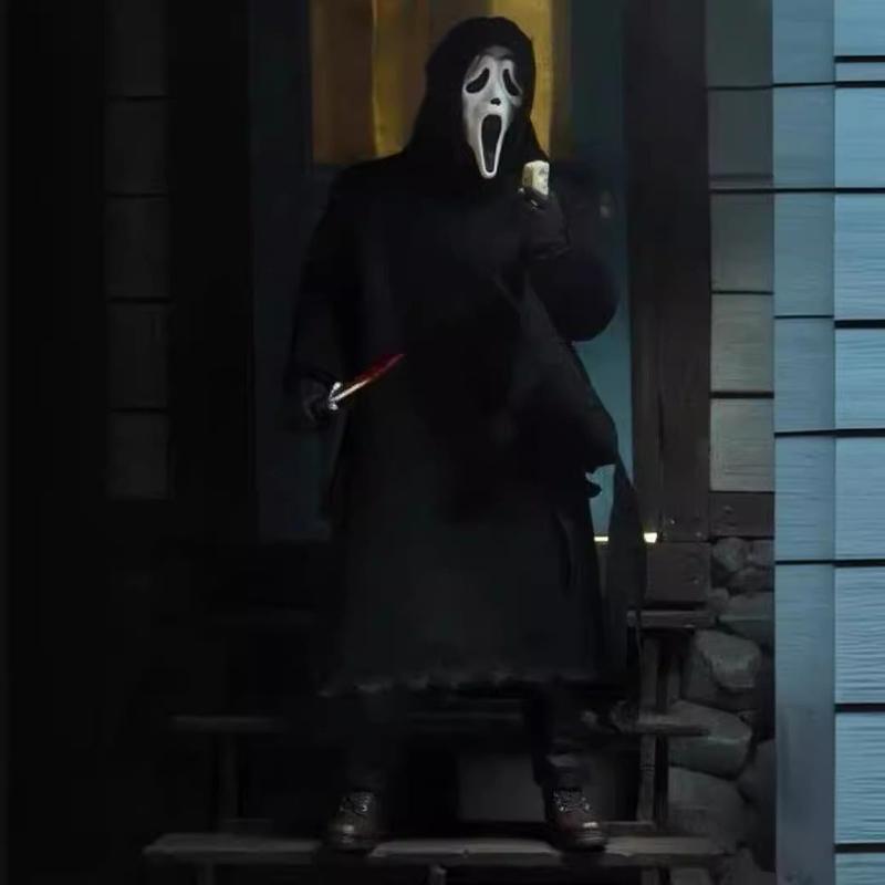 Ghostscream Ghost Face 7-Inch Action Figure, Halloween Collectible Model, High-Quality Toy Gift for Fans & Kids, Perfect for Display, Articulated Figures