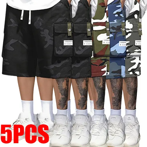 Black + Black + Army Green + Blue + Gray