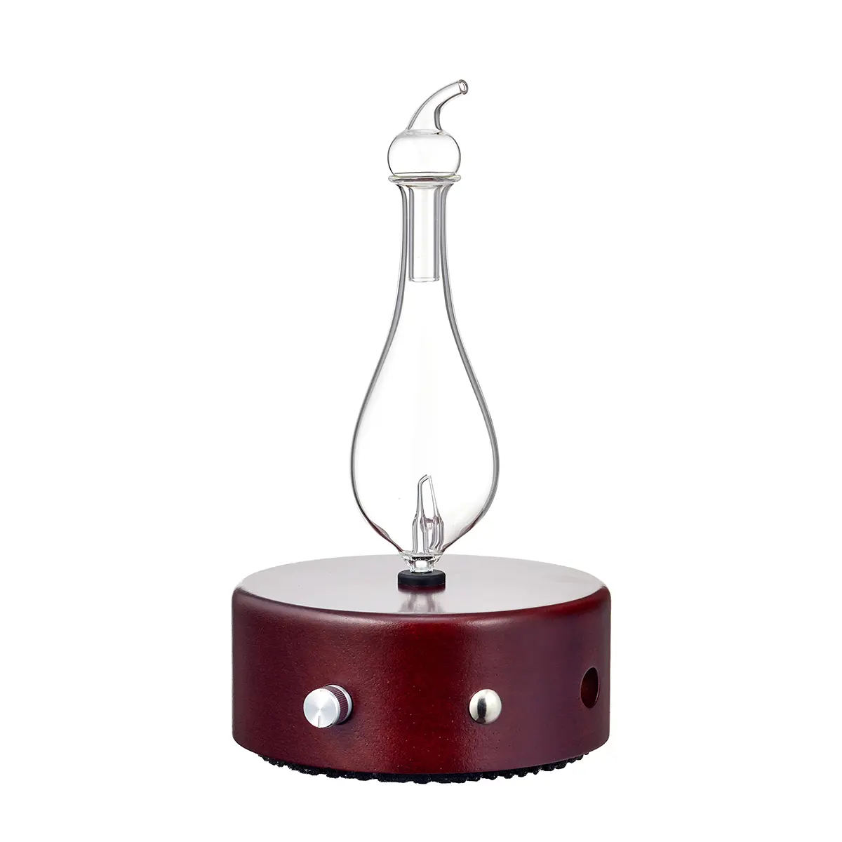 Organic Aromas Tranquility Rechargeable Nebulizing Diffuser with LED Light for Aromatherapy Cordless & Waterless Design for Coffee Tables Yoga Mats Windowsills Patios
