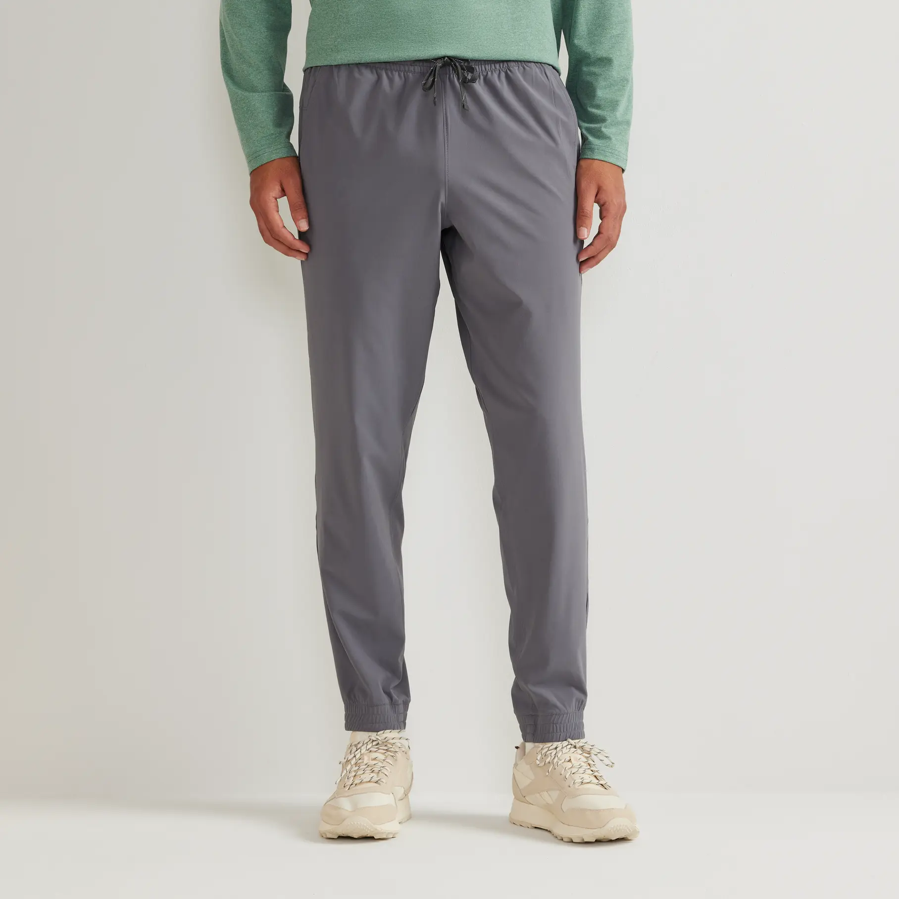 Eddie Bauer Men’s Resonance Stretch Classic Fit Joggers  Stretch Pocket Detail Everyday