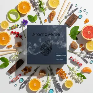 Custom Cologne Making Kit – Fresh Citrus & Musk Signature Scent | L’Homme Grande – Aromaverse Collection | 20+ Ingredients & 6 Bottles