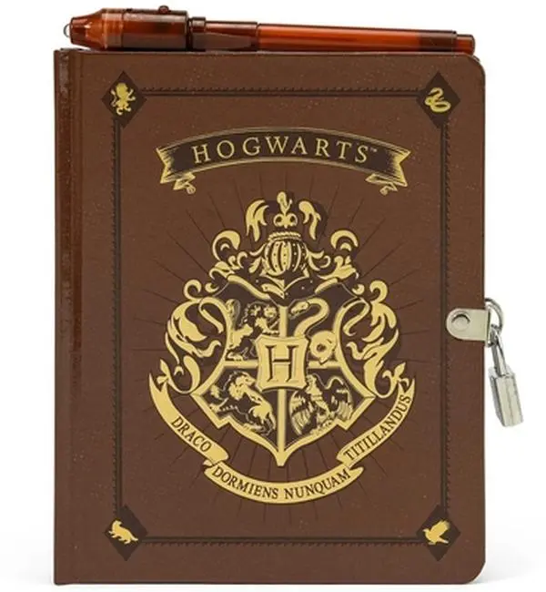 Harry Potter: Hogwarts Lock & Key Diary: Lock & Key Diary with Invisible Ink Pen -- Insight Editions, Diary