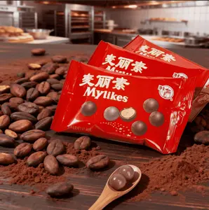 Crispy Malt Chocolate Balls - Milk Chocolate Coated Snack, Malt-Flavored Treat with 12-Month Shelf Life for Everyday Enjoyment, 12 Months