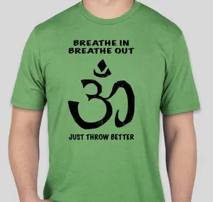 Just Throw Better Disc Golf Tee Shirt Breathe