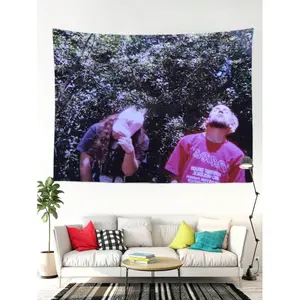 Hip Hop Album Cover Wall Tapestry, Polyester Personalized Tapestry, Suitable For University Dormitory Rooms, Living Rooms, Music Parties, Art Decoration Tapestry, Ideal Holiday Gift Giving, Installation Accessories,