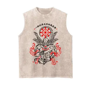 Anime Vintage Tank 90s Graphic Sleeveless Tank Tops Men Vest Streetwear Outfits Men Vacation Outfits Sleeveless Shirt