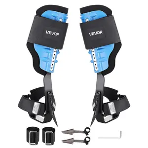 VEVOR Tree Climbing Spikes Set, Height - Adjustable Tree Climbing Gear with Straps Spike Protectors, 350 lbs Load Capacity, Heavy Duty Steel Climb Spurs Arborist Equipment for Fruit Picking HuntingVEVOR Super Brand Day