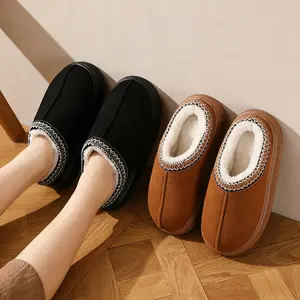 Unisex Lace Cotton Slippers| Warm Comfort Indoor & Outdoor All-Season Footwear