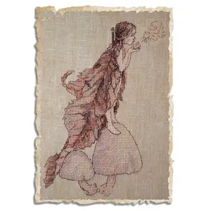 Fairies's coprinus 74-M013 K Counted Cross Stitch Kit