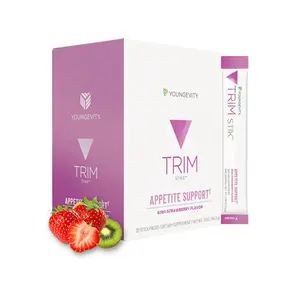 Nu Kai Wellness Trim Sticks – Kiwi Strawberry Flavor, 30 Ct (Up to 60 Servings) – Sugar-Free & Low-Calorie Drink Mix