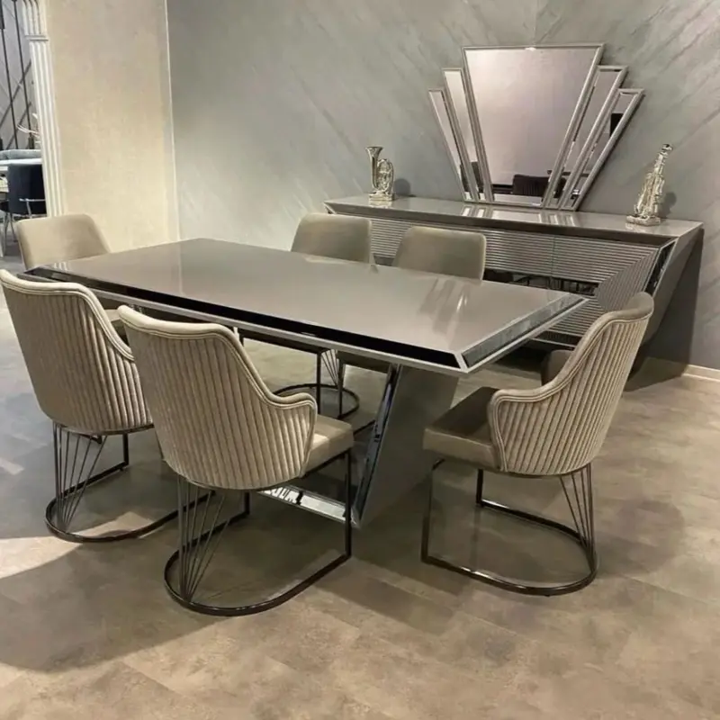Luxury dining table set available as seen