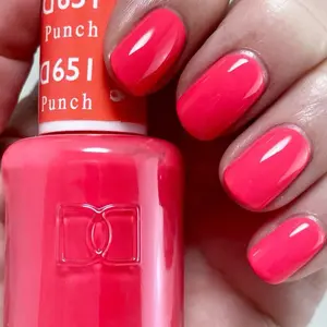 DND 651 Punch Marshmellow Gel and Lacquer Duo nail care nail art