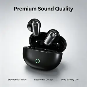 Wireless In-Ear Bluetooth-compatible Earbuds, Long Battery Life, Low Latency, Noise Cancellation, High Sound Quality, Ideal for Gaming