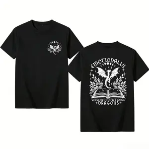 Emotionally Attached To Fictional Dragons Shirt, Fourth Wing Dragon Shirt, Fantasy Bookish, Dragon Rider Shirt, Book Club Tee