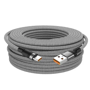 5m USB Type-C Charging Data Cable, Super Fast Charging, Ultra-Fast Charge Line for Huawei, Samsung, Oneplus, VR, Gaming Console, 2m/1.5m/1m Options