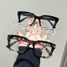 【Black Friday】Unisex Simple Eyeglasses Set in Leopard Print, Clear & Solid Colors, Trendy Square Frames for Everyday Use & Outdoor Activities, Leopard-Pattern Eyewear, Casual Fashion Accessories #GLOBAL PICKS