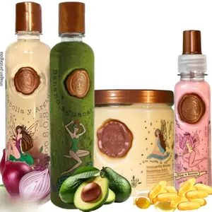 Ritual Botánico Kit 4 Haircare – Intensive Restore & Frizz Control with Onion & Argan Cleanser, Cleansing Shampoo, Nourishing Mask, PLEX Avocado Conditioner & Heat Protectant with Biotin