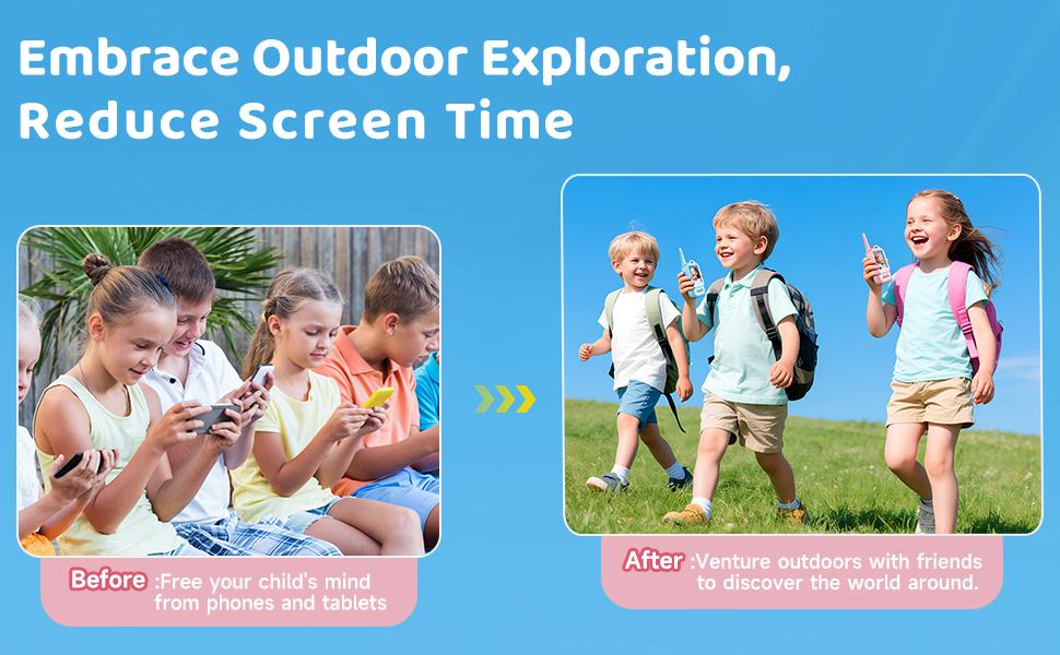 ZealSound Rechargable 2-Pack Kids Video Walkie Talkies Toys with Camera- 3-5H Playtime, 500-1500ft Range, Clear Sound&4 Voice Changers, Volume Adjustable Perfect Gift for 3-12, Great for Outdoor Play & Indoor Fun, Holiday & Birthday & Christmas Presents